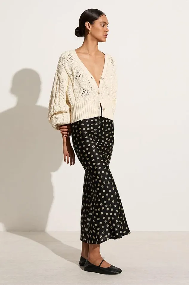Women Faithfull The Brand Tops Dayana Cardigan Off White