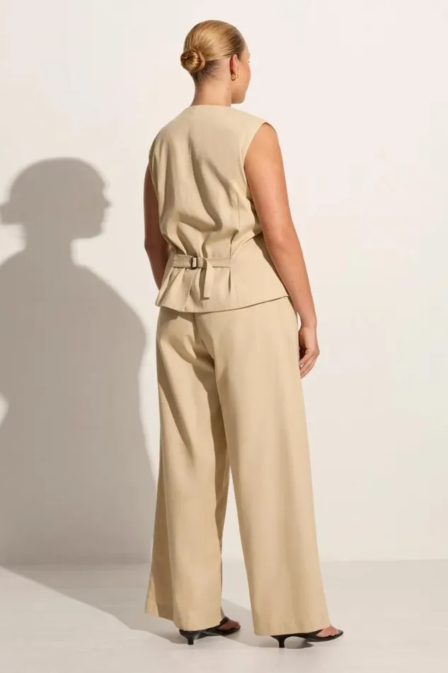 Women Faithfull The Brand Tops Delfina Vest Bleached Sand