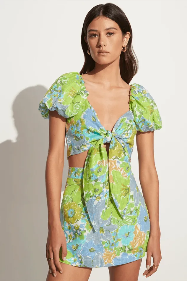 Women Faithfull The Brand Tops Eva Top San Benedetto Floral Print 8211 Final Sale