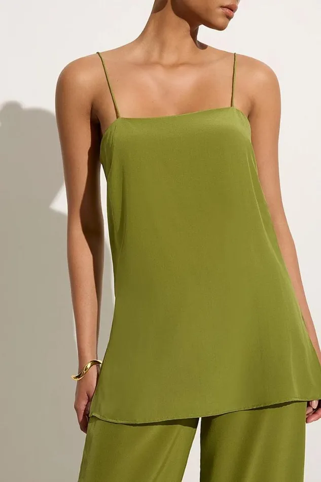 Women Faithfull The Brand Tops Koa Tunic Top Palm Green