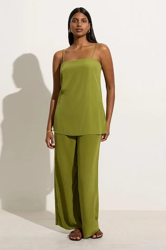 Women Faithfull The Brand Tops Koa Tunic Top Palm Green