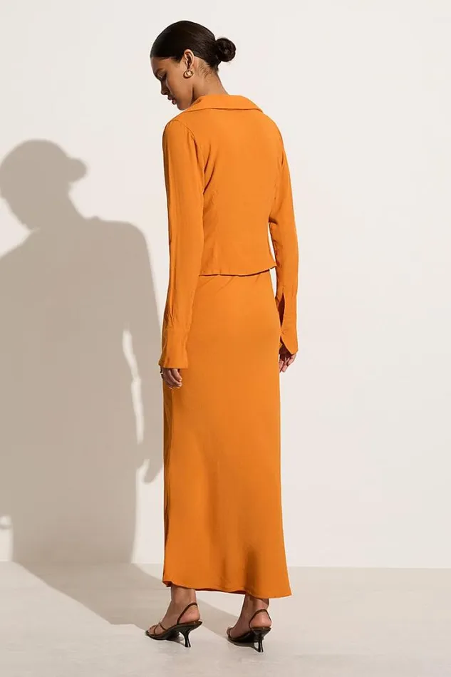 Women Faithfull The Brand Tops Serrador Shirt Orange