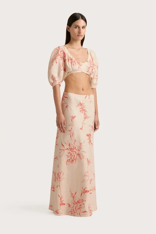 Women Faithfull The Brand Tops Soleil Top Leilani Vermilion