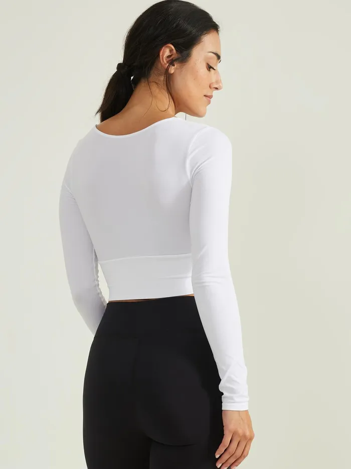 Women Find Your Flow Top White Altar039d State Activewear