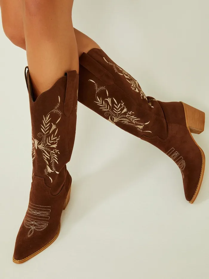 Women Flora Western Boots Brown Altar039d State Boots Booties