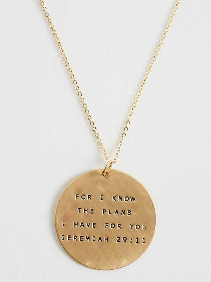 Women For I Know The Plans Necklace Gold Altar039d State Jewelry