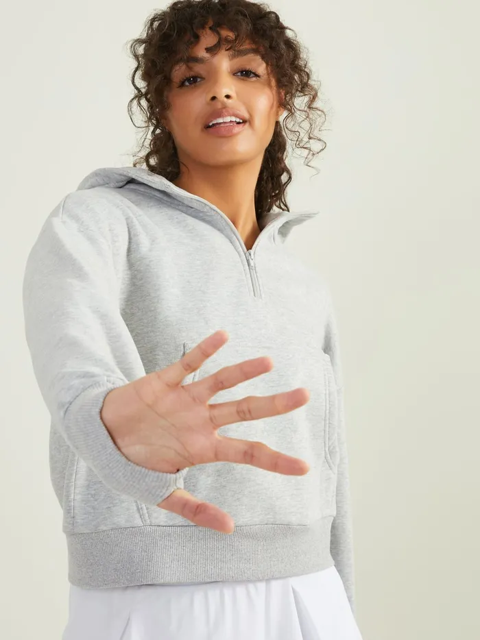 Women Full Ride Fleece Pullover Heathergray Altar039d State Activewear