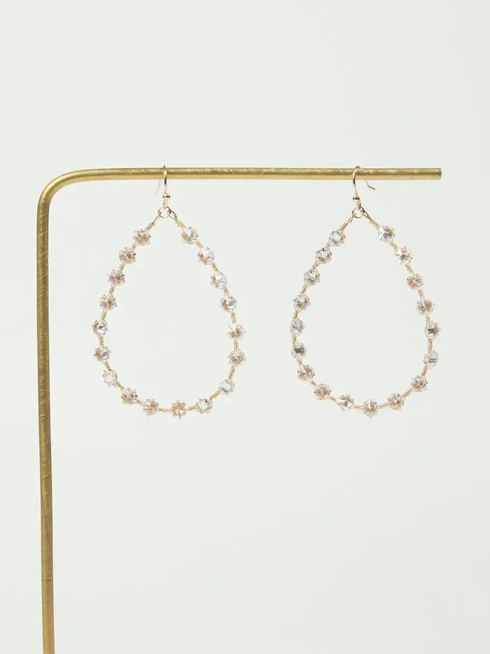 Women Glitz Teardrop Earrings Gold Altar039d State Jewelry