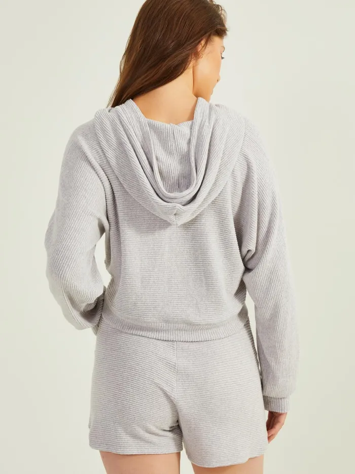 Women Good To Go Hacci Hoodie Heathergrey Altar039d State Activewear
