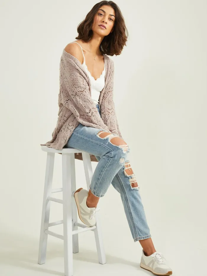 Women Grace Pointelle Cardigan Sinopiafresco Altar039d State Cardigans