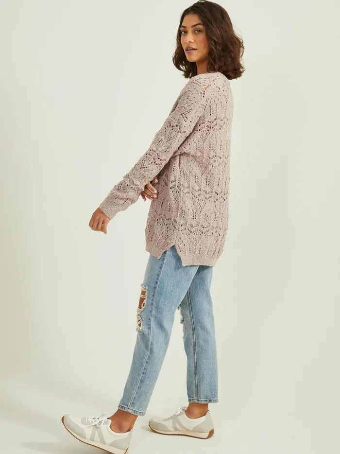 Women Grace Pointelle Cardigan Sinopiafresco Altar039d State Cardigans
