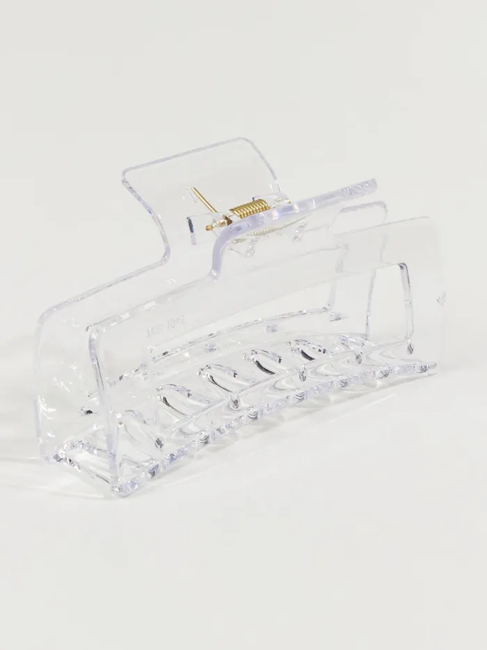 Women Grande Rectangle Claw Clip Clear Altar039d State Hair Accessories