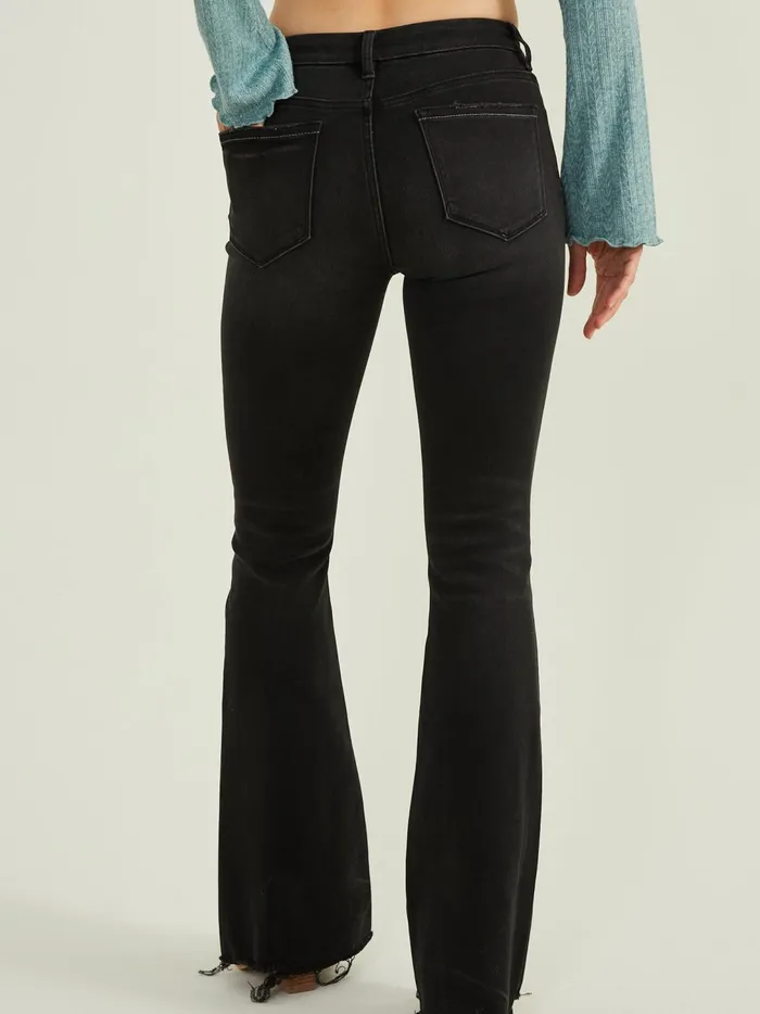 Women Haley Flare Jeans Washedblack Altar039d State Jeans