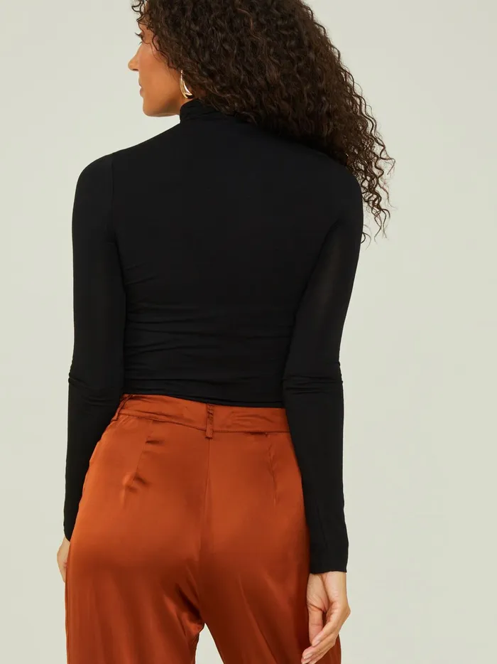 Women Halsey Fitted Turtleneck Black Altar039d State Blouses