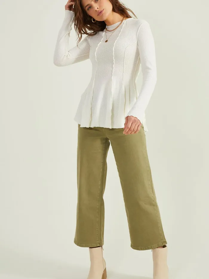 Women Hanna Cropped Jeans Olive Altar039d State Jeans