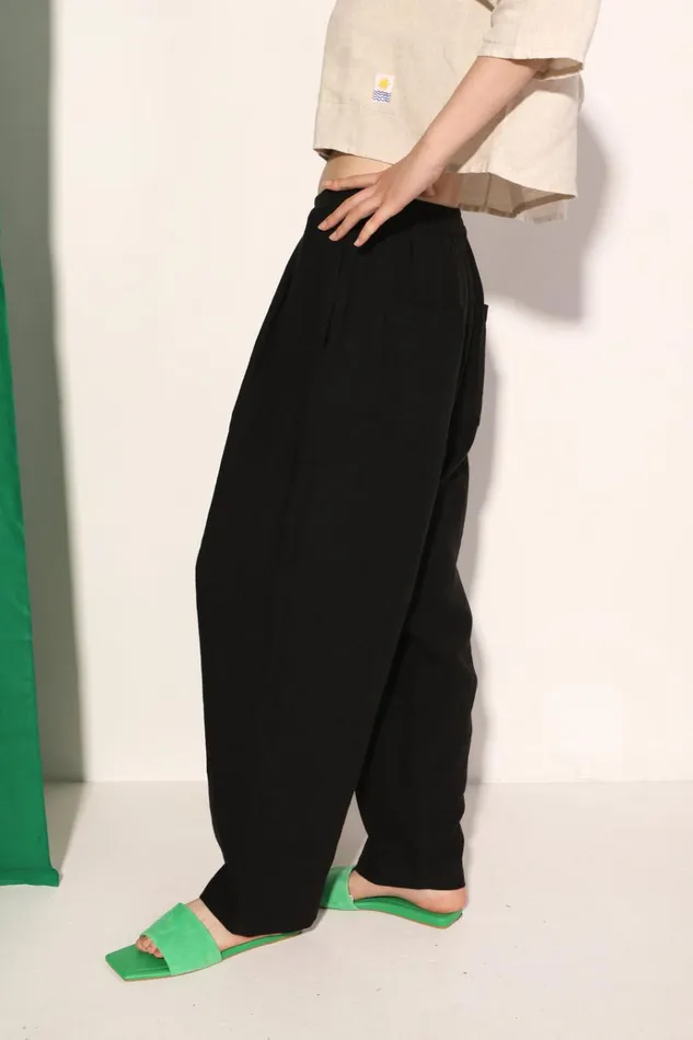 Women Hareem Trouser Black LF Markey Trousers