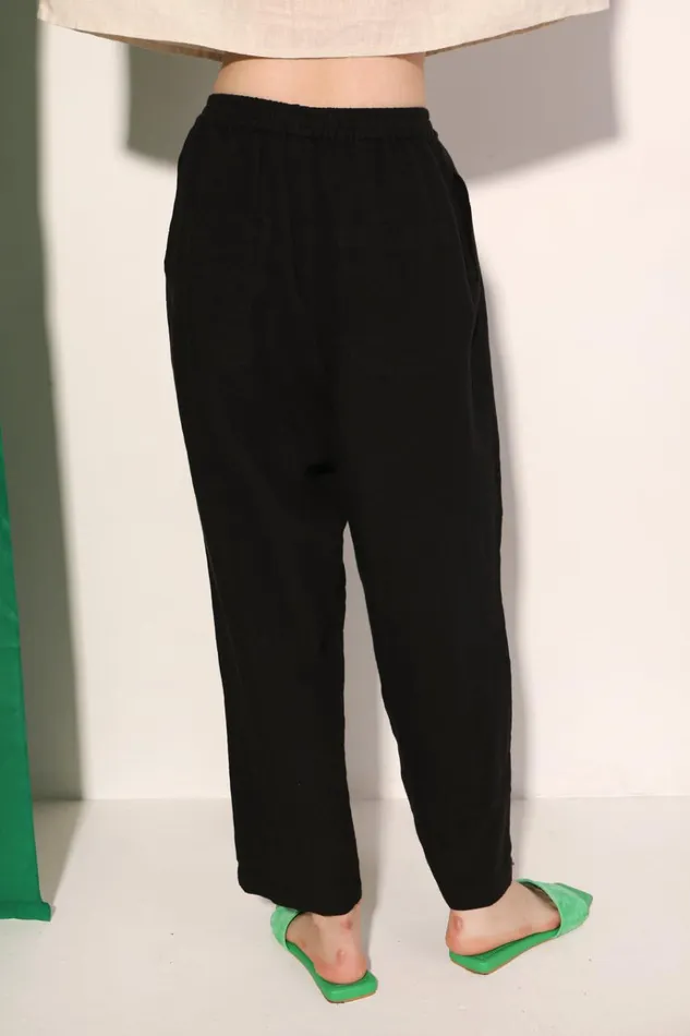 Women Hareem Trouser Black LF Markey Trousers
