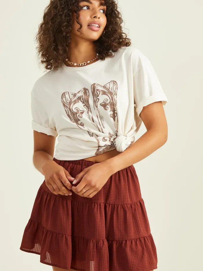 Women Head Over Boots Oversized Graphic Tee Arcticwolf Altar039d State Graphics