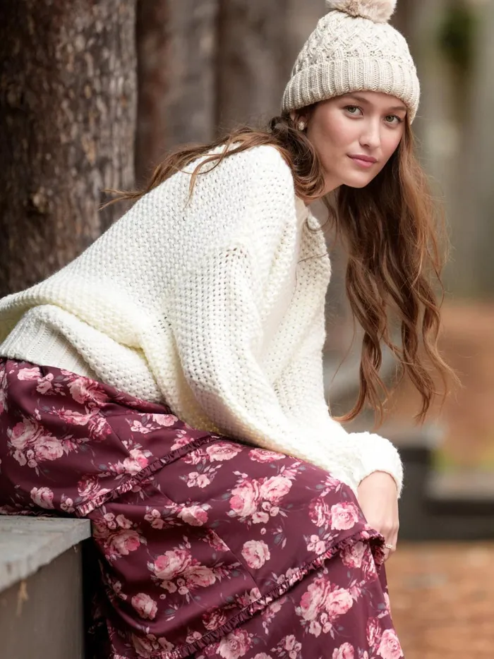 Women Imogen Chunky Tunic Sweater Ivory Altar039d State Sweaters