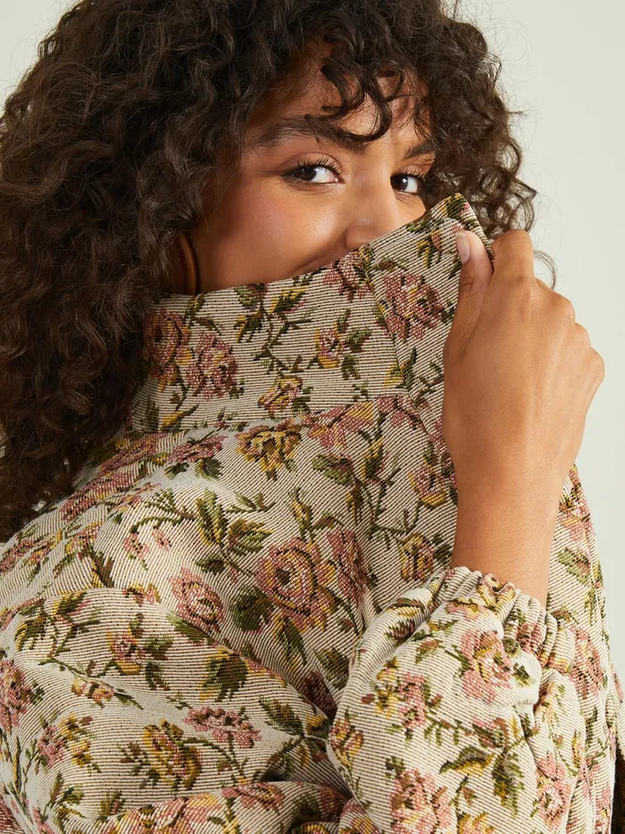 Women Kaylee Floral Tapestry Jacket Tanmulti Altar039d State Jackets