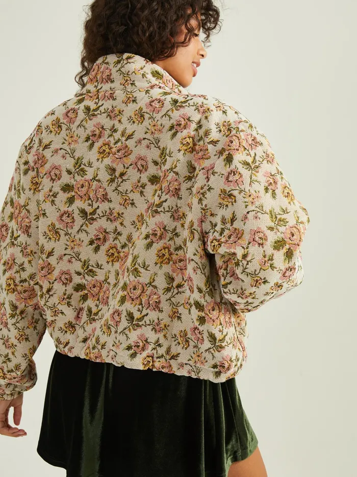 Women Kaylee Floral Tapestry Jacket Tanmulti Altar039d State Jackets