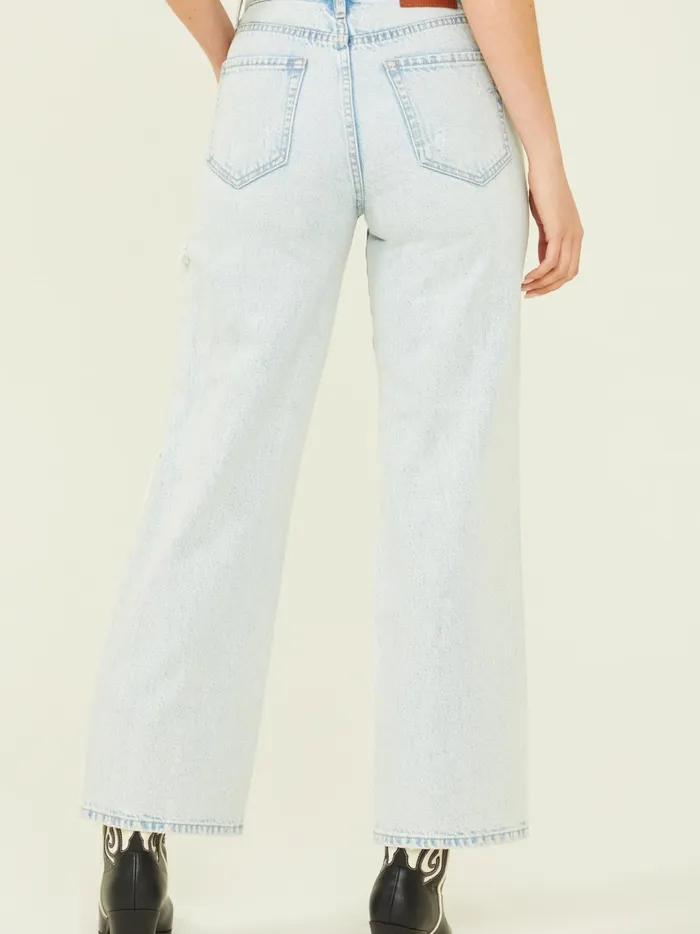 Women Kenzie Straight Leg Jeans Lightwash Altar039d State Jeans