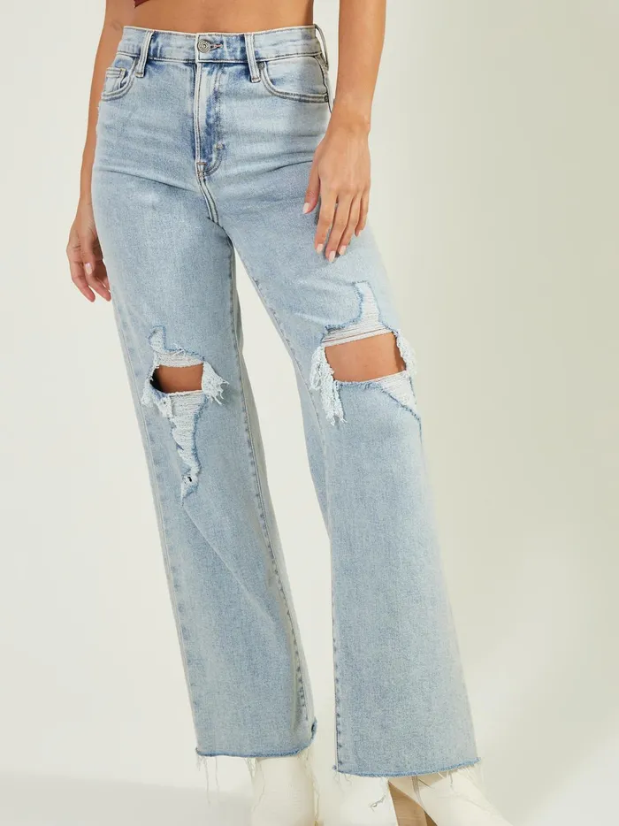 Women Kiara Straight Leg Jeans Lightwash Altar039d State Jeans