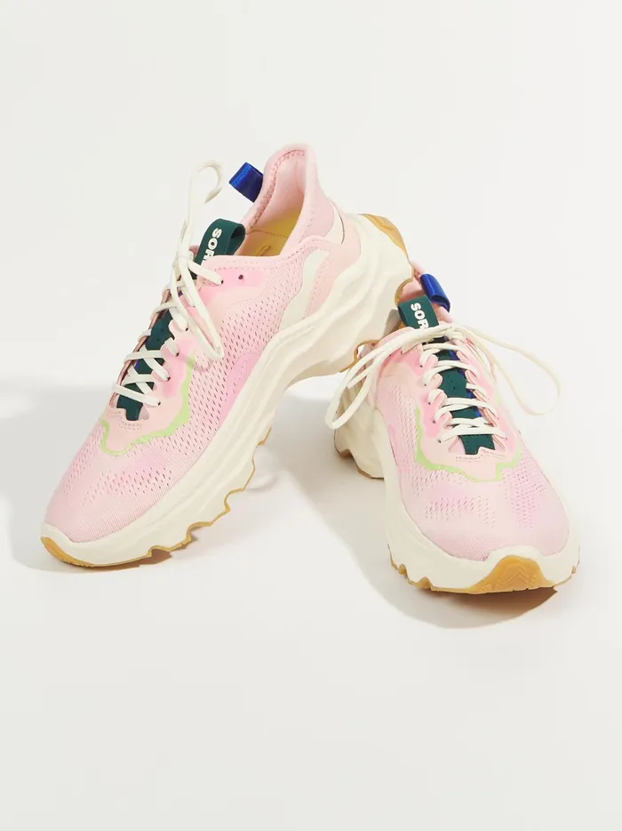 Women Kinetic Breakthru Day Lace Sneakers By Sorel Pink Altar039d State Sneakers