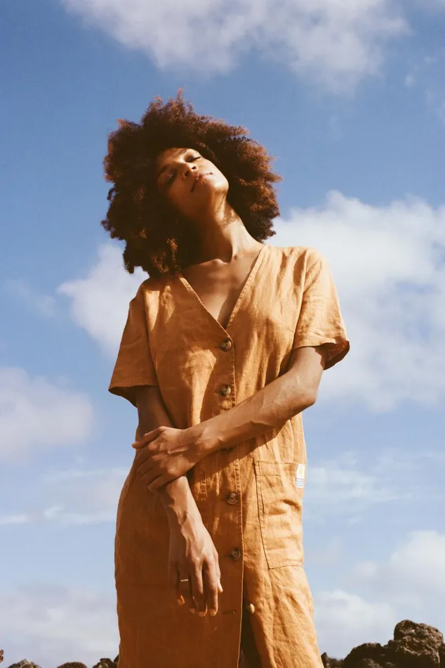 Women Klein Dress Chestnut LF Markey Dresses