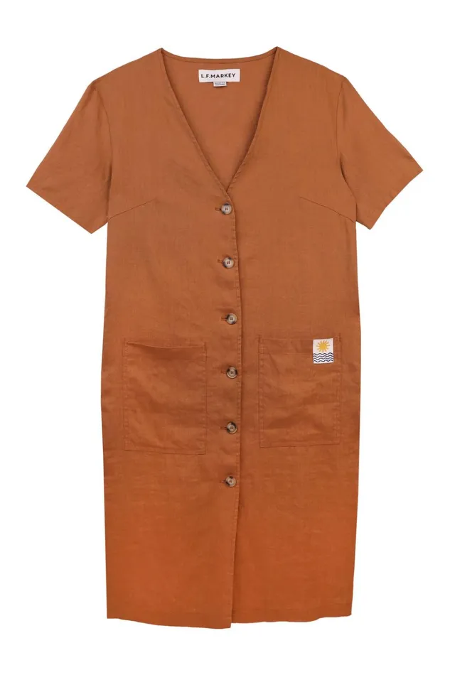 Women Klein Dress Chestnut LF Markey Dresses