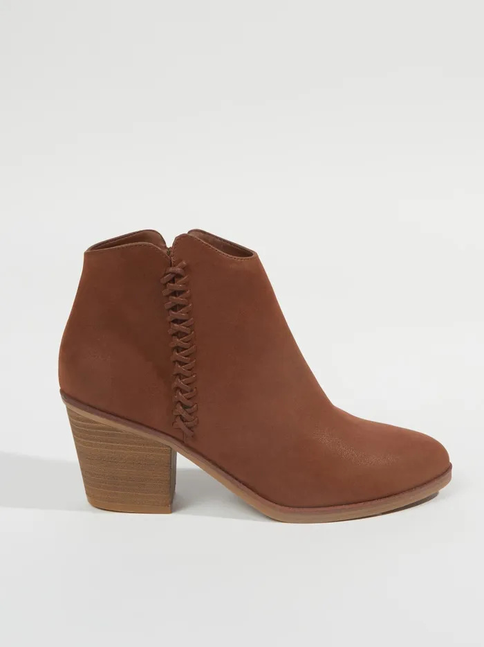 Women Lasso Stitched Ankle Booties Cognac Altar039d State Boots Booties