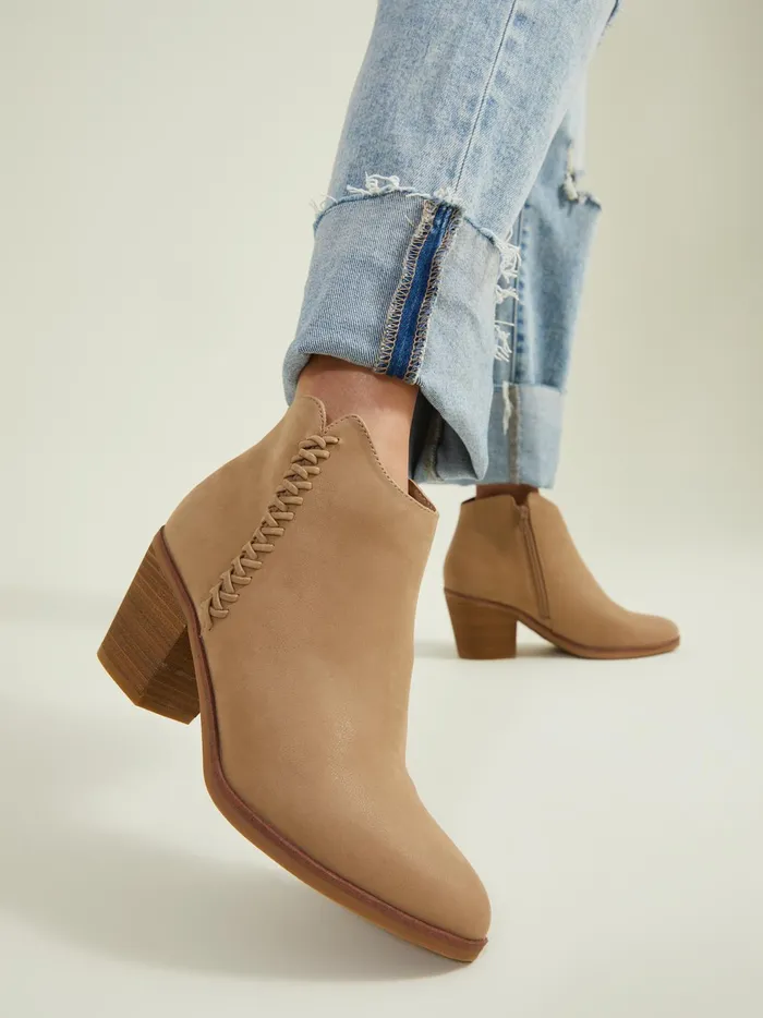 Women Lasso Stitched Ankle Booties Stone Altar039d State Boots Booties