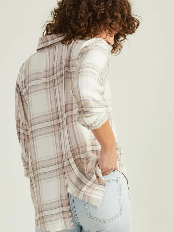 Women Leni Plaid Button Up Top Tangrey Altar039d State Blouses