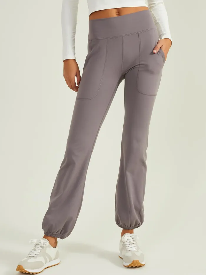 Women Let039s Bounce Jogger Leggings Grey Altar039d State Activewear