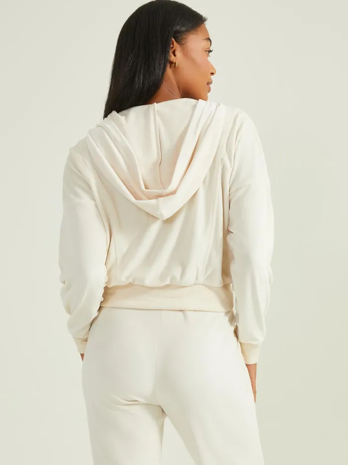 Women Let Up Velour Hoodie Jetstream Altar039d State Activewear