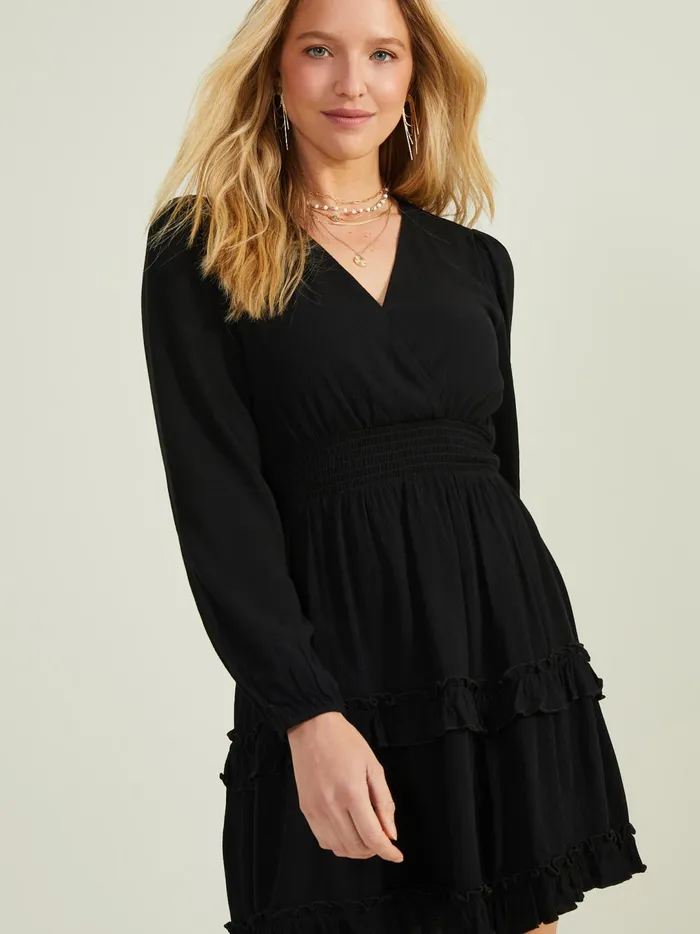 Women Lexley Ruffle Dress Black Altar039d State Casual