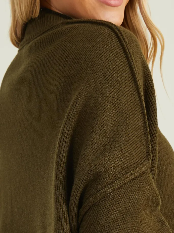Women Lilith Oversized Ribbed Sweater Thyme Altar039d State Sweaters