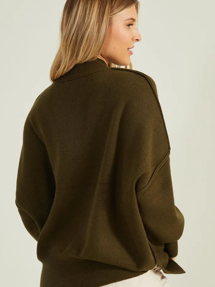 Women Lilith Oversized Ribbed Sweater Thyme Altar039d State Sweaters