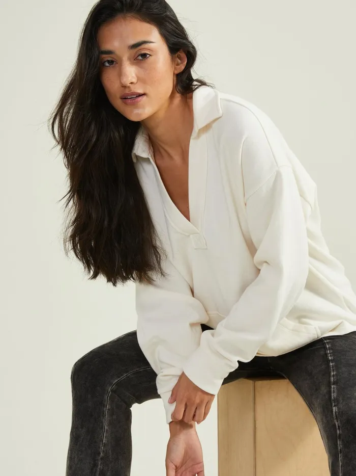 Women Limitless Fleece Pullover Sandstone Altar039d State Activewear