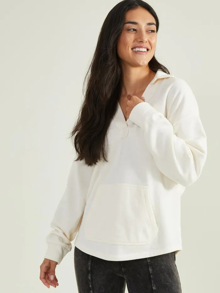 Women Limitless Fleece Pullover Sandstone Altar039d State Activewear