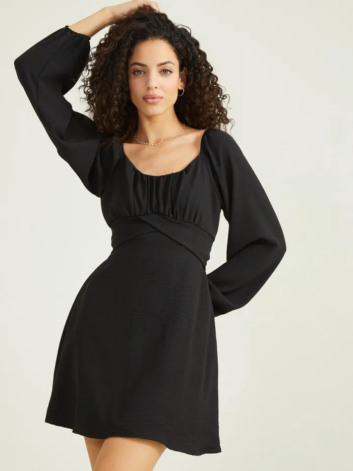 Women Lola Crossover Dress Black Altar039d State Casual