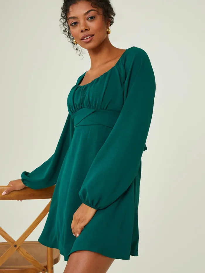 Women Lola Crossover Dress Forest Altar039d State Casual