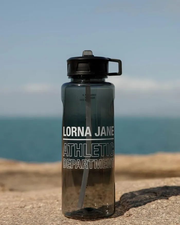 Women LORNA JANE Accessories Athletic Dept Classic 1L Water Bottle Black