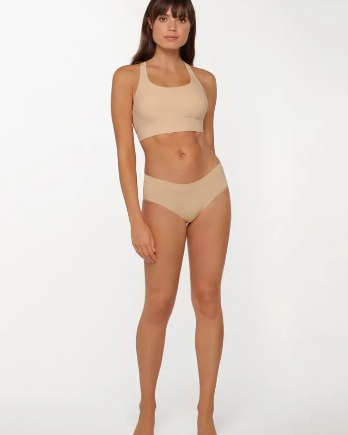 Women LORNA JANE Accessories Feel Naked Brief Almond