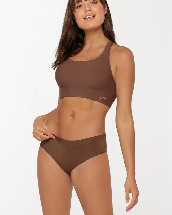 Women LORNA JANE Accessories Feel Naked Brief Chocolate