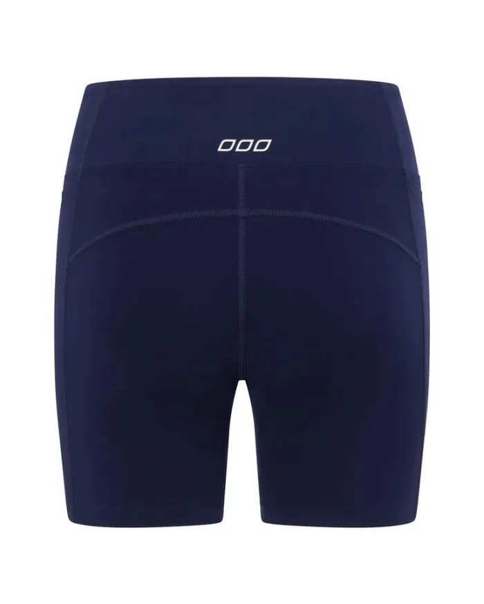 Women LORNA JANE Bike Shorts Amy Phone Pocket Tech Bike Short French Navy
