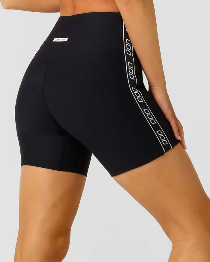 Women LORNA JANE Bike Shorts Day Break Excel 16cm Bike Short Midnight Blue