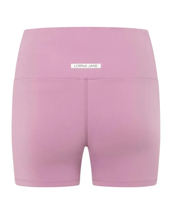 Women LORNA JANE Bike Shorts Grande Rib 12cm Bike Short New Orchid