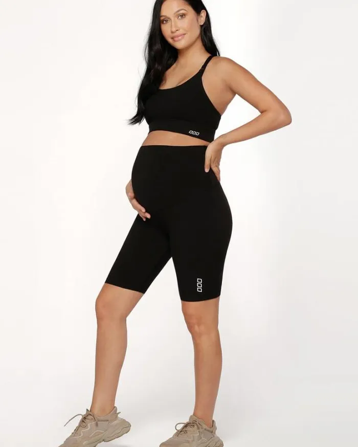 Women LORNA JANE Bike Shorts LJ Maternity Bike Short Black