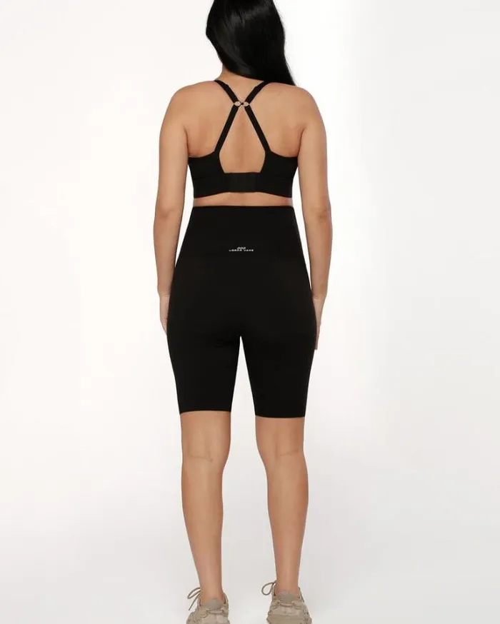 Women LORNA JANE Bike Shorts LJ Maternity Bike Short Black
